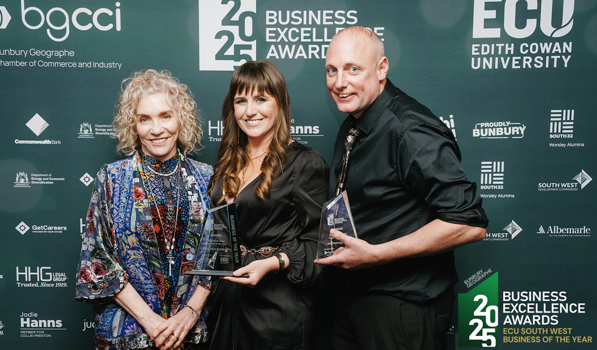Thumbnail for Autotech Bunbury Named 2025 ECU South West Business of the Year